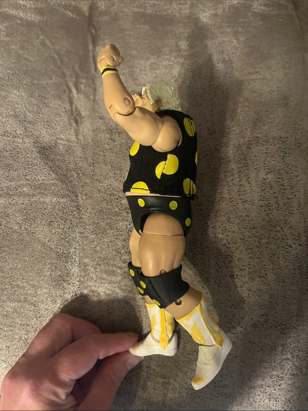 WEE Elite Legends Dusty Rhodes Action Figure - “The American Dream” Polka Dot - Picture 4 of 12
